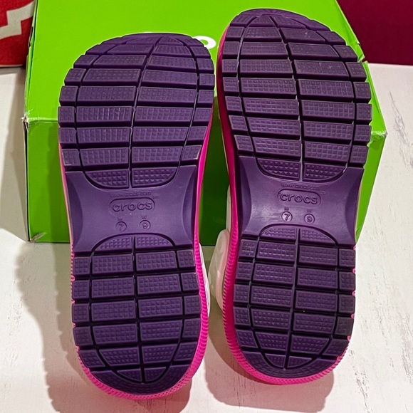 Crocs Mega Crush Sandals White / Multicolor - Womens 9 - Picture 10 of 11